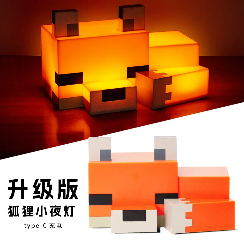 Nightlight pixel fox